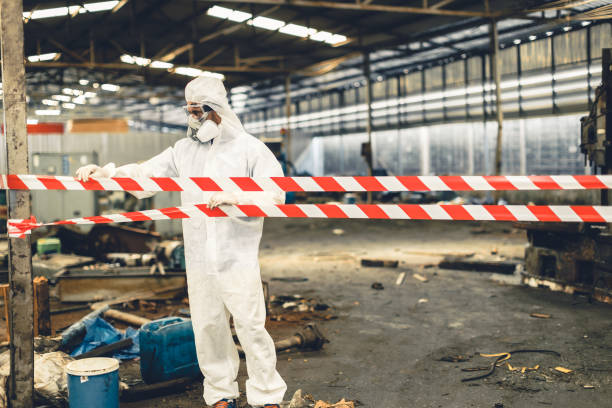 Professional Hoarding Cleanup technician working in San Martin, CA